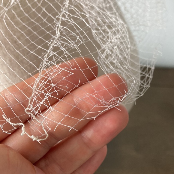 Vintage off white Glenover Henry Pillak hat with netting - Picture 3 of 7